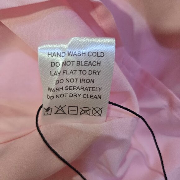 NWT MORE TO COME Cambria Strapless Dress In Pink Size L - Picture 10 of 11